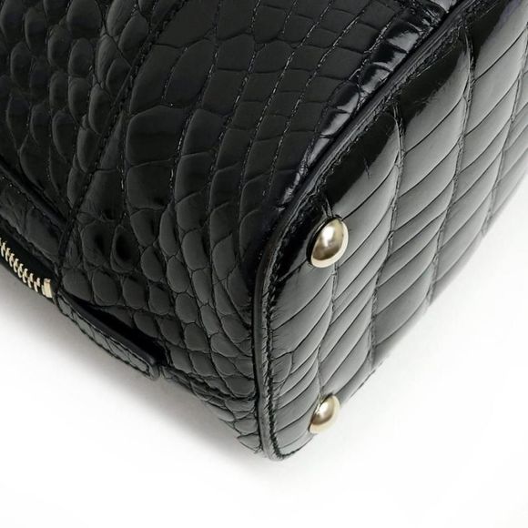 Gucci Crocodile Leather Handbag Black - Picture 10 of 13